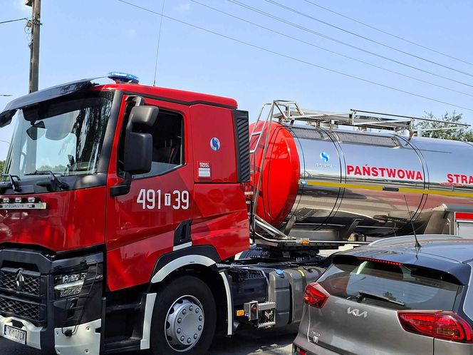 Pożar hotelu "Seanator" w Starachowicach