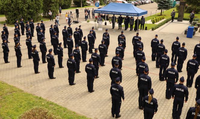 Zaprzysiężenie policjantów