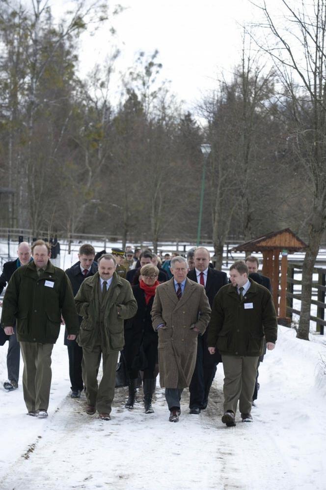 Wizyta księcia Karola w Puszczy Białowieskiej w 2010 roku 