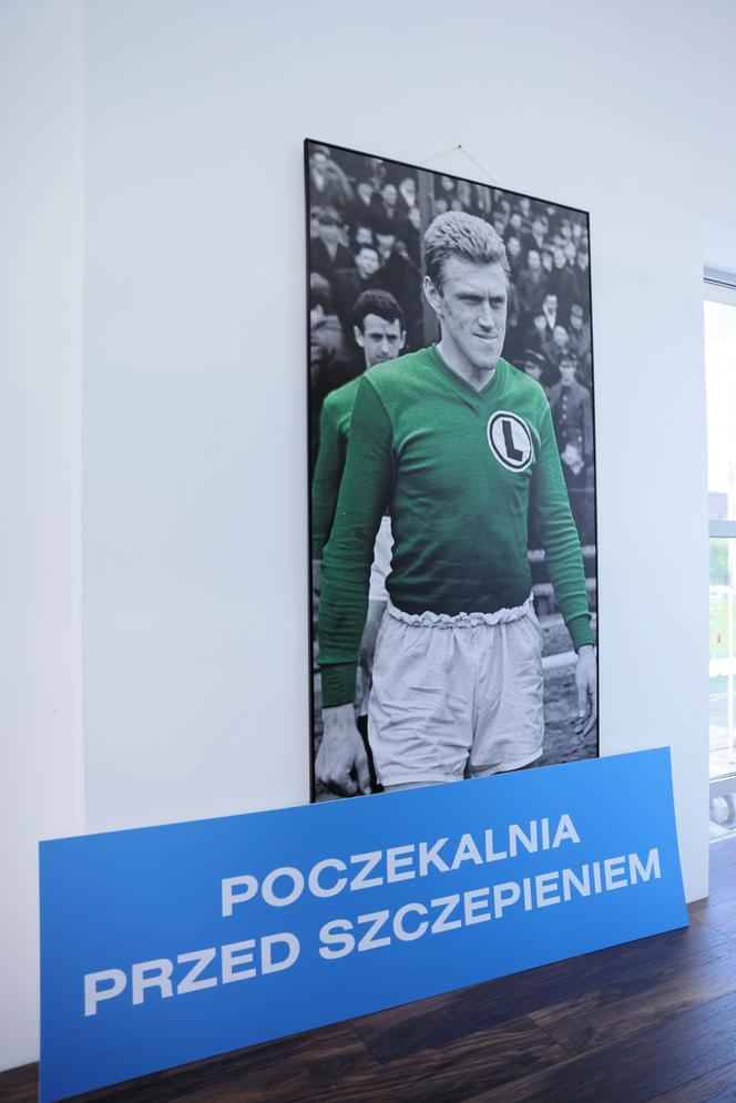 Punkt szczepień na Stadionie Legii w Warszawie