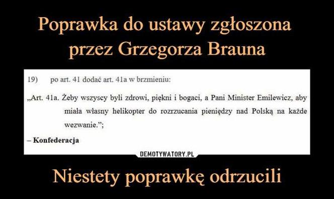 Grzegorz Braun został europosłem! Najlepsze memy z naczelnym strażakiem RP! 