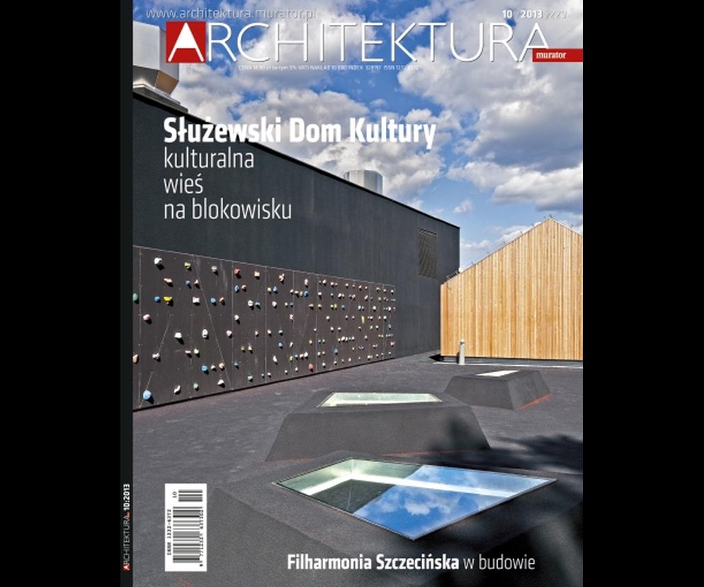 Okładka Miesięcznik Architektura 10/2013