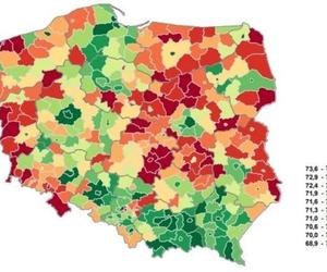 Gdzie Polacy żyją najdłużej? Oto lista 10 powiatów