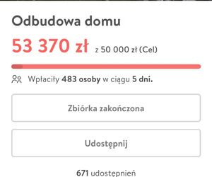 Małżeństwo ze wsi Wyryki dostało już pierwsze pieniądze od państwa. Czekamy na oficjalne oszacowanie strat