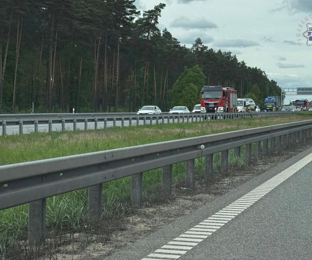 Samochodowe domino na A1 w Śląskiem