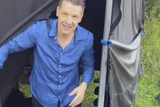 M jak miłość. Paweł (Rafał Mroczek) na planie 1781 odcinka