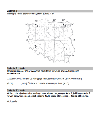 Matura rozszerzona 2022 geografia