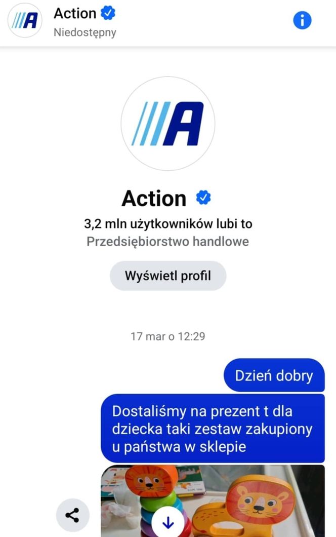 Zabawka z Action z odpryskującą farbą