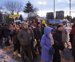 Protest kielczan przeciw budowie S74