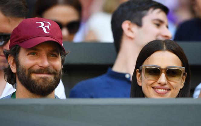 Bradley Cooper i Irina Shayk na Wimbledonie