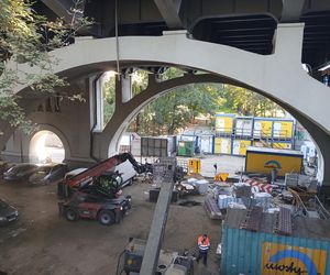 Remont mostu Poniatowskiego w Warszawie