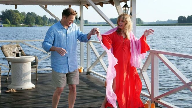 	Barwy szczęścia odc. 3124. Agnieszka (Katarzyna Tlałka), Łukasz (Michał Rolnicki)