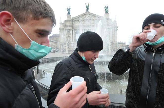 Ukraina walczy z epidemią grypy