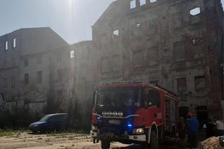 Kolejny pożar na terenie Młyna Szancera w Tarnowie