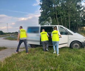 Kradzina ciężaróka znaleziona pod Mińskiem Mazowieckim