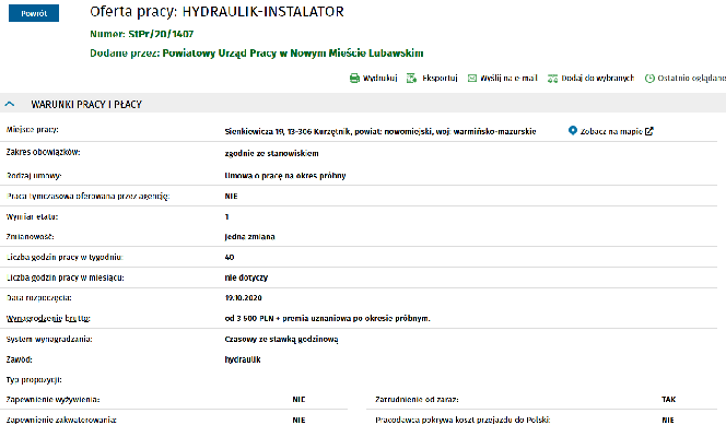 Praca w woj. warmińsko-mazurskim. Oferty z zarobkami powyżej 3 tys. złotych