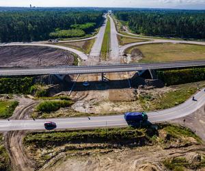 Plac budowy S1 Oświęcim - Dankowice w sierpniu 2024