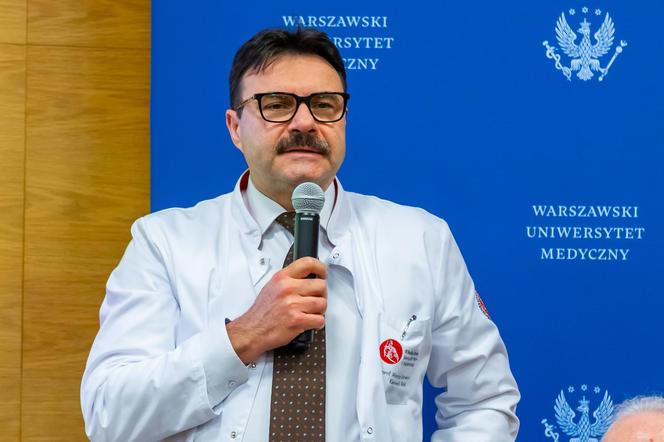 prof. dr hab. n. med. Mariusz Kuśmierczyk - kardiochirurg, transplantolog kliniczny