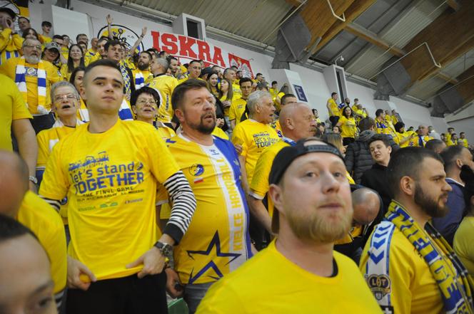 Kibice na meczu Industria Kielce - SC Magdeburg