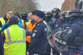 Przez protest ciężarówki blokują przejścia graniczne z Ukrainą