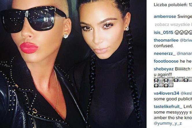 Amber Rose I Kim Kardashian Na WspÓlnym Selfie Kanye West Już Zaciska Pośladki Eskapl 