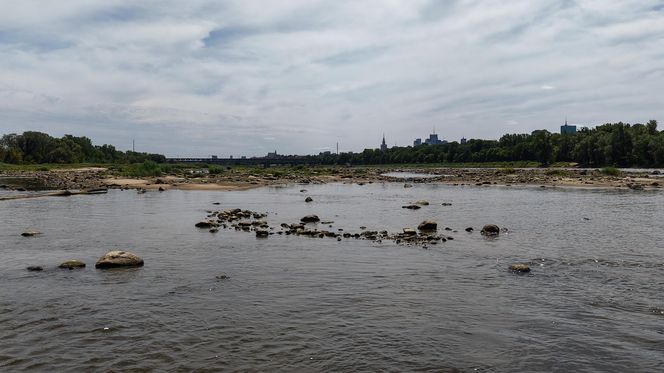 Warszawa. Rekordowy stan wody w Wiśle