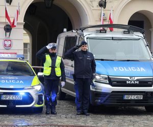 Hołd dla Mateusza Biernackiego. Tak policjanci upamiętnili zmarłego funkcjonariusza