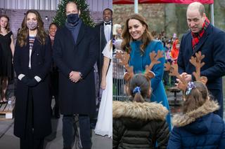 Kate Middleton i książę William pracują przed świętami. Podróżują pociągiem [ZDJĘCIA]