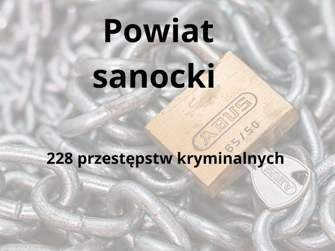 To tu na Podkarpaciu dochodzi do największej liczby przestępstw kryminalnych