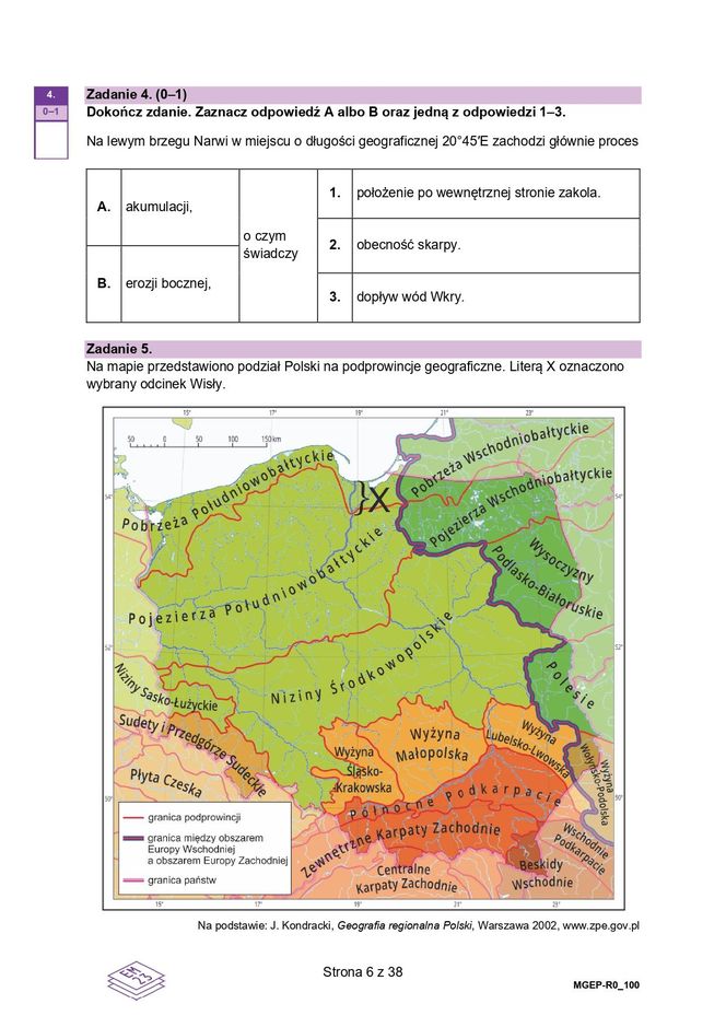 Matura próbna 2024 geografia