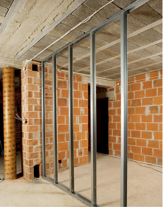 szkielet stalowy ścianki g-k