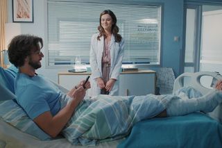 M jak miłość, odcinek 1841. Kasia (Paulina Lasota), Mariusz (Mateusz Mosiewicz)