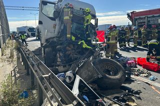 Na trasie S2 w rejonie Ursusa doszło do poważnego wypadku