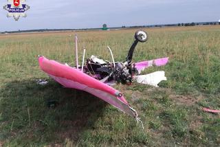 Wypadek motolotniarza na Lubelszczyźnie! Zmiótł go podmuch wiatru!