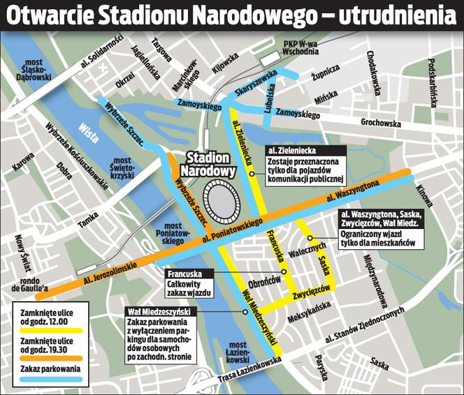 Zobacz, jak dojechać na Narodowy
