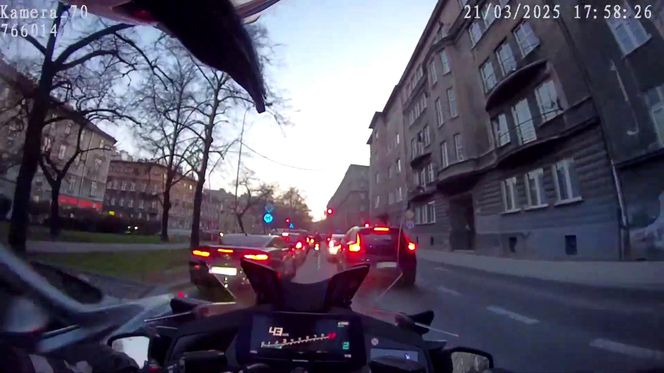 Szalony pościg ulicami Krakowa
