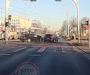 Wrocław. Tragedia była o włos. Niemal wjechał w pieszego, decydowały ułamki sekund 