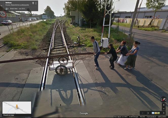 Dziwne zdjęcia z Google Street View w Polsce