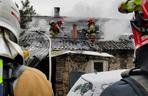 Pożaru na poddaszu domu w Woli Filipowskiej 