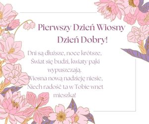 Dzień wiosny - kartki z życzeniami