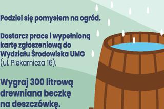 „Nie marnuj deszczu” i wygraj… beczkę. Gdańsk ogłasza konkurs dla mieszkańców