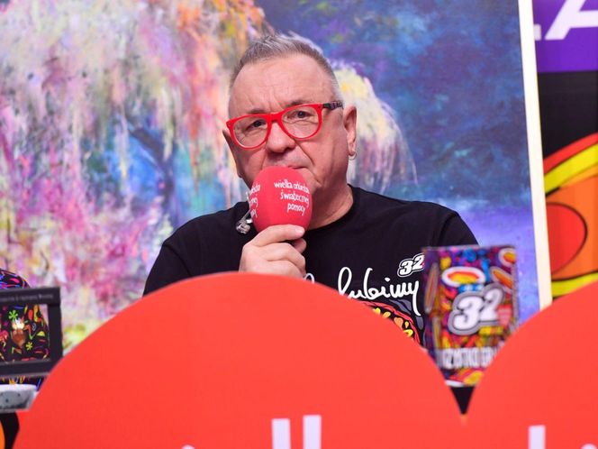 Jurek Owsiak podczas finału WOŚP