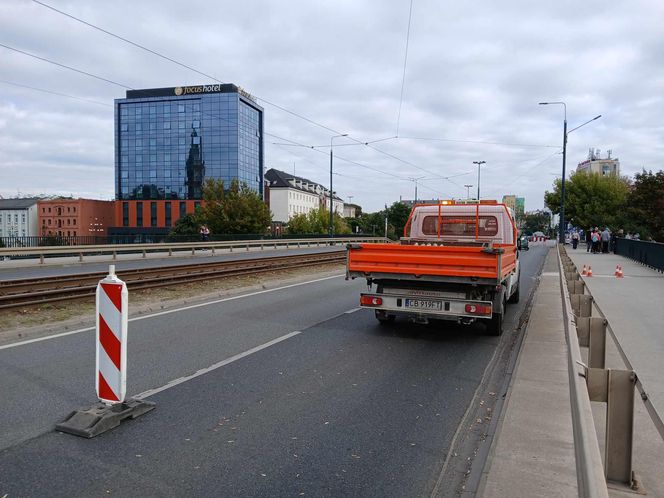 Most Bernardyński w Bydgoszczy jest częściowo zamknięty. Awarii podobno wcześniej nie dało się wykryć