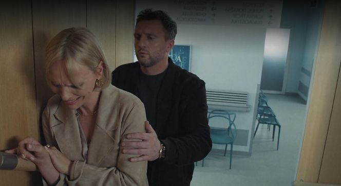 M jak miłość, odcinek 1873: Rozpacz Doroty w szpitalu. Odbierze z Bartkiem wyniki tomografii mózgu. Lekarz wezwie ich do siebie - ZDJĘCIA