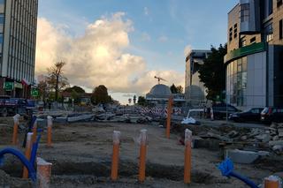 Olsztyn. Skrzyżowanie Piłsudskiego i Kościuszki zamknięte od miesięcy