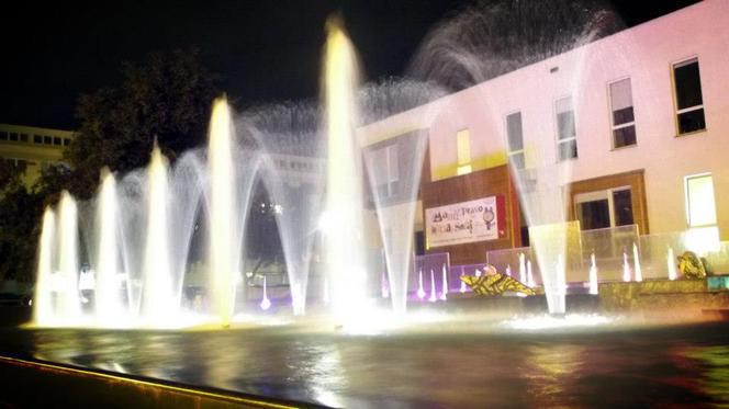 Fontanna multimedialna przy Teatrze Lalek Pleciuga