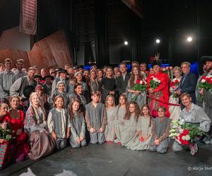 Marta Nawrocka w Operze Lubelskiej. Klasa, uśmiech i piękny gest