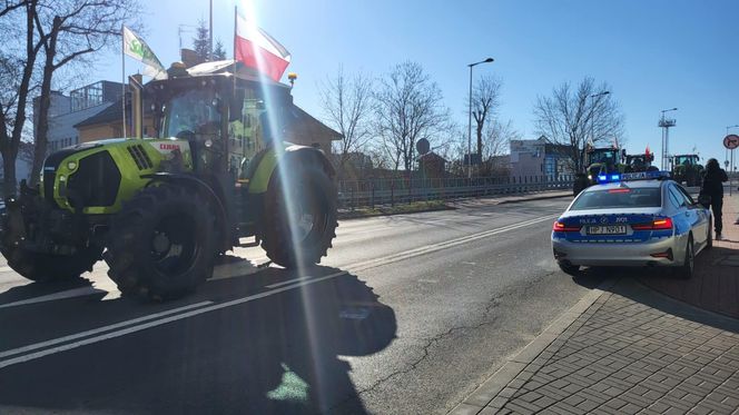 Protest rolników w Opolu w środę 19 marca 2025 roku