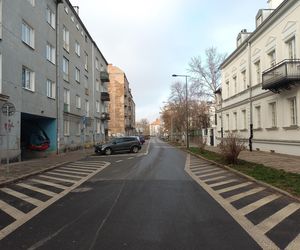 Ul. Środkowa w Warszawie przed przebudową