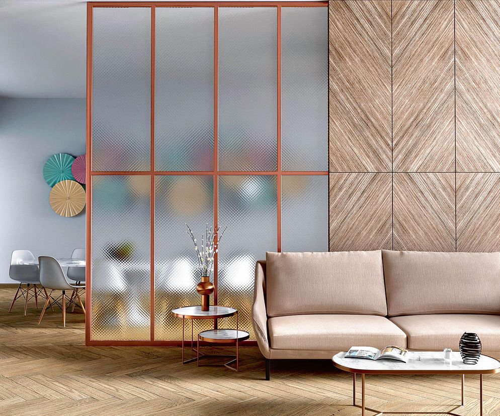 Szklane przegrody we wnętrzach